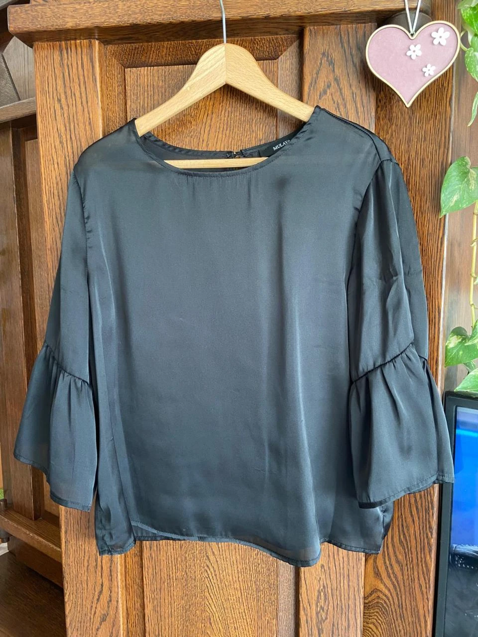 Blusa elegante, con manga farol. Mulaya. Talla S – photo 2